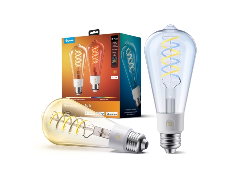 Govee E27 Smart Edison Light Bulb 500Lm 2-Pack
