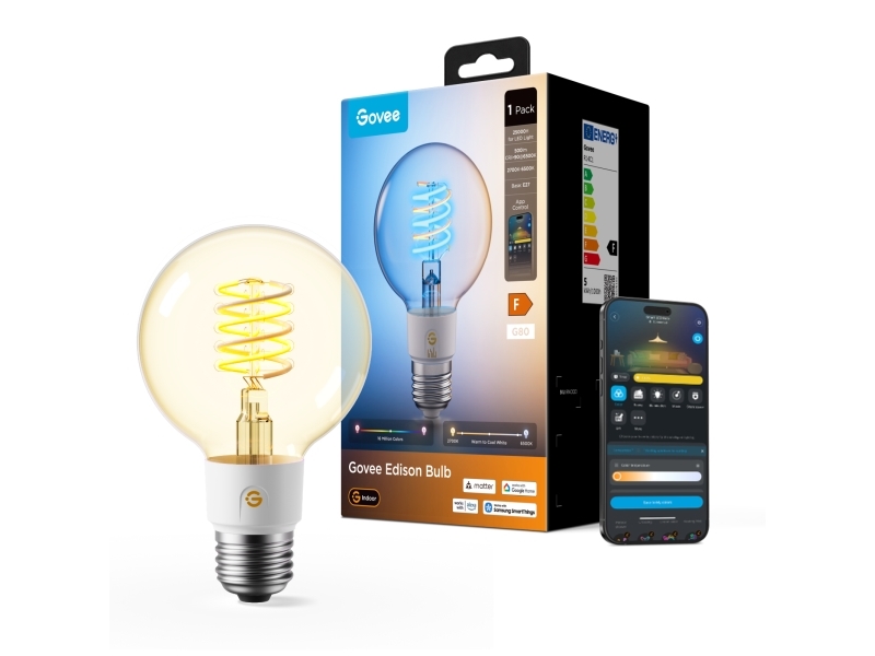 Govee E27 Smart Edison G80 Bulb 500Lm