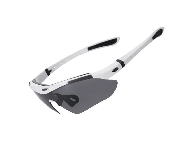 RockBros Photochromic pyöräilylasit UV-suodattimella 400 valkoinen ROCKBROS