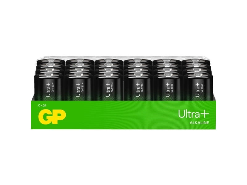 GP Batteries Ultra Plus Alkaline 14AUP/LR14 engångsbatteri LR14 1,5 V 24 st flerfärgad