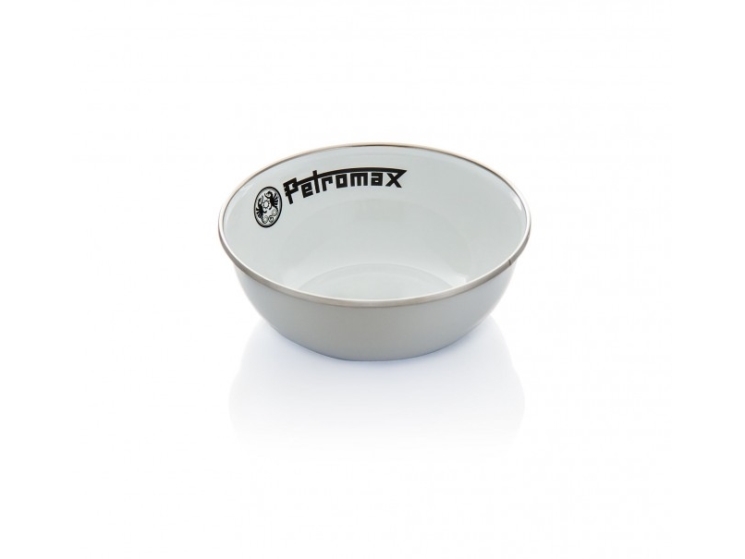 Petromax PX-BOWL-W, Skålsæt, Rund, Emaljeret stål, Glas, Hvid, 0,6 L, Personligt