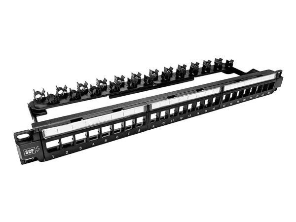 Scp 324Um, Rackeinbau, 1U, Schwarz, 1 Stück(E)