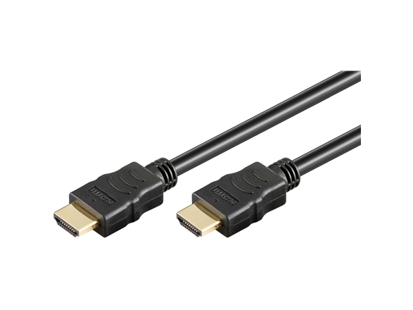 Goobay Hdmi Highspeed-Kabel Med Ethernet Soft 0,5 M 80096