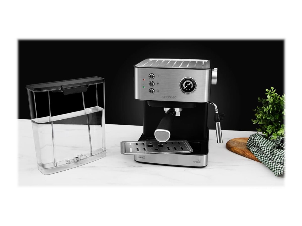 Cecotec Power Espresso 20 Professionale - Kaffemaskine Med Mælkeskummer - 20 Bar