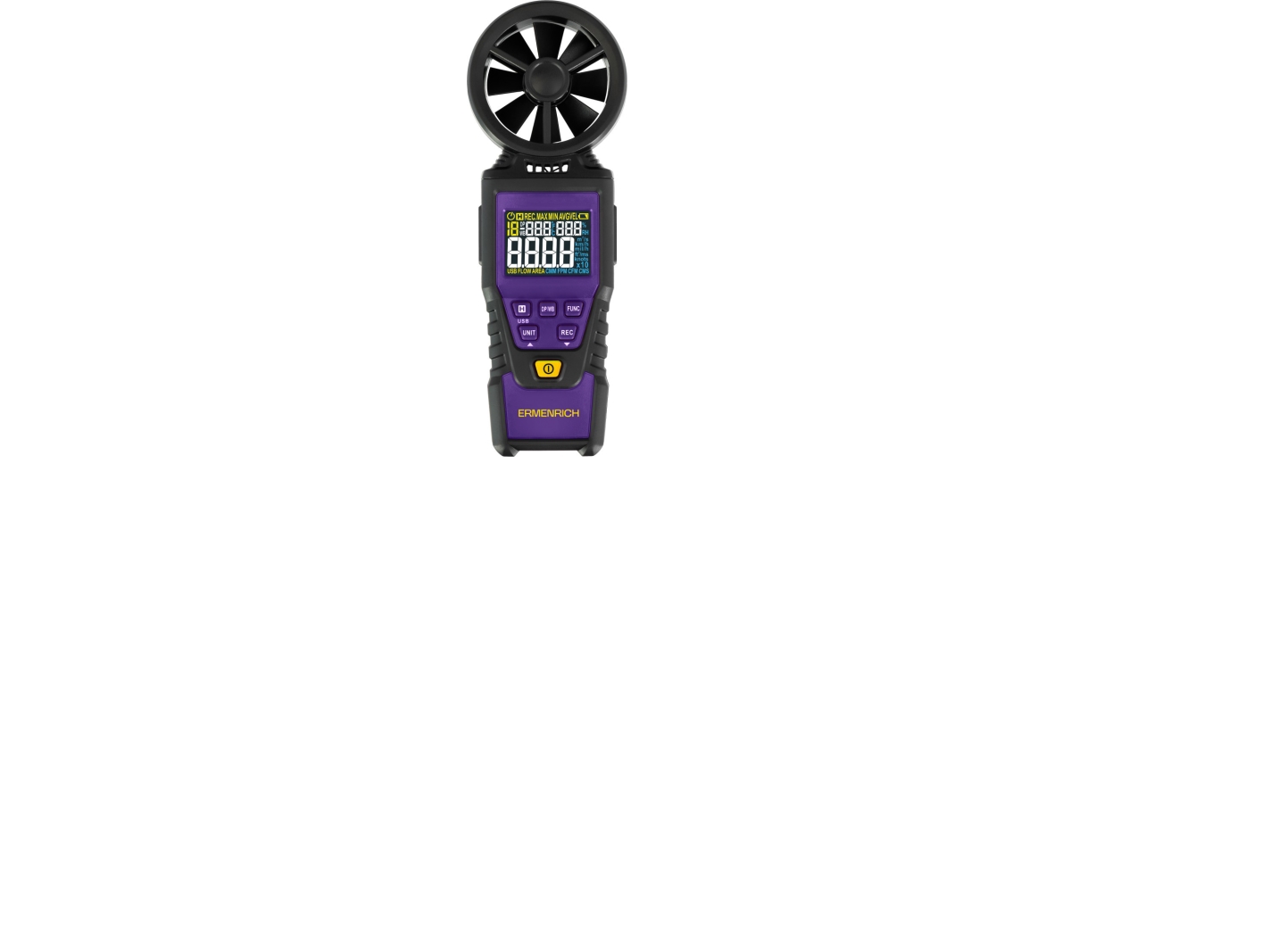 Ermenrich Seek Dn30 Digital Anemometer, Violet - Vindmåler