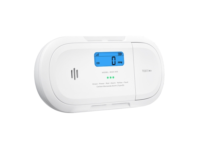 X-Sense XC04-WX kuliltealarm med Wi‑Fi - trådløs CO‑detektor, 85 dB