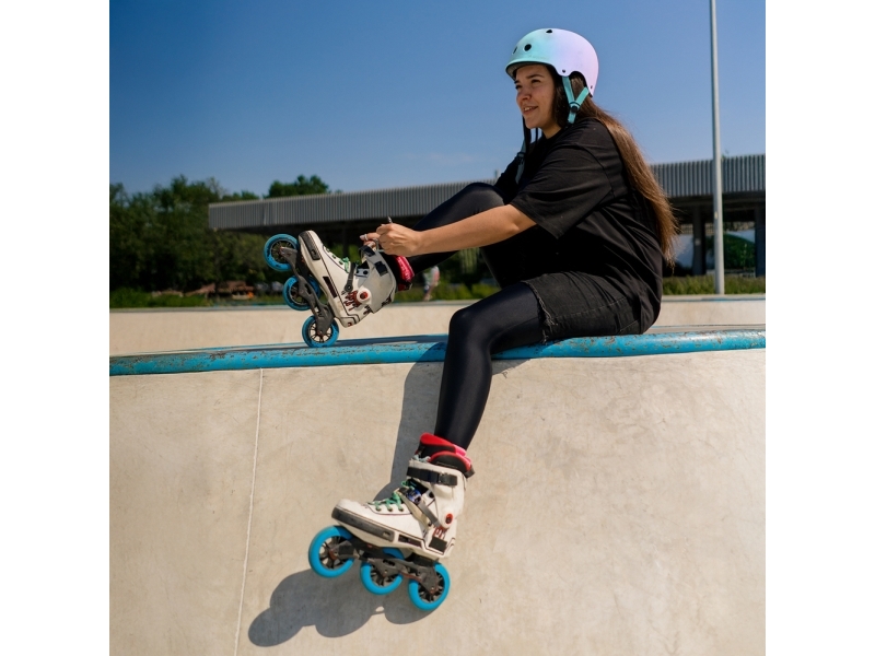 Cykelhjelm Bmx/Elscooter Wozinsky 48-52 Cm - Pink Gradient