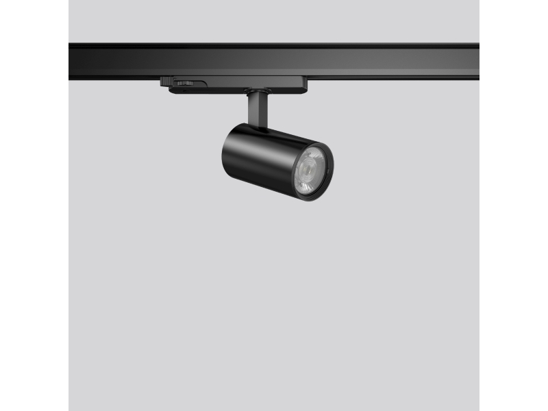 RZB Calido Clickbeam midi, Kiskovalaisin spot, 1 lamppu(t), LED, 4000 K, 2450 lm, musta