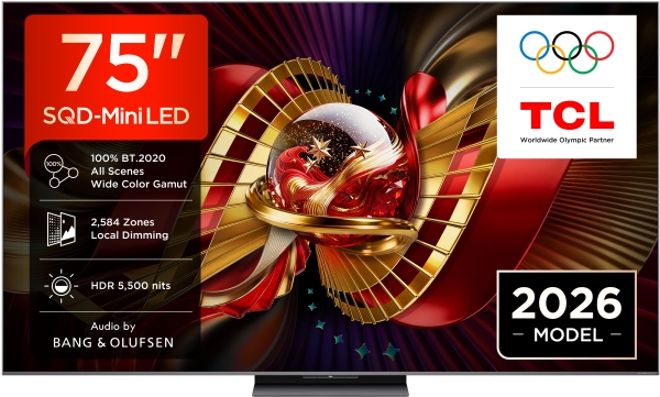 C8L 75” SQD-Mini LED Smart TV (2026)