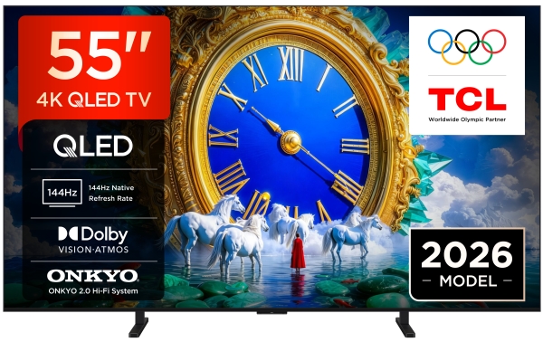 Tcl A400 55A400, 139,7 Cm (55"), 3840 X 2160 Pixel, Qled, Smart-Tv, Wlan, Schwarz