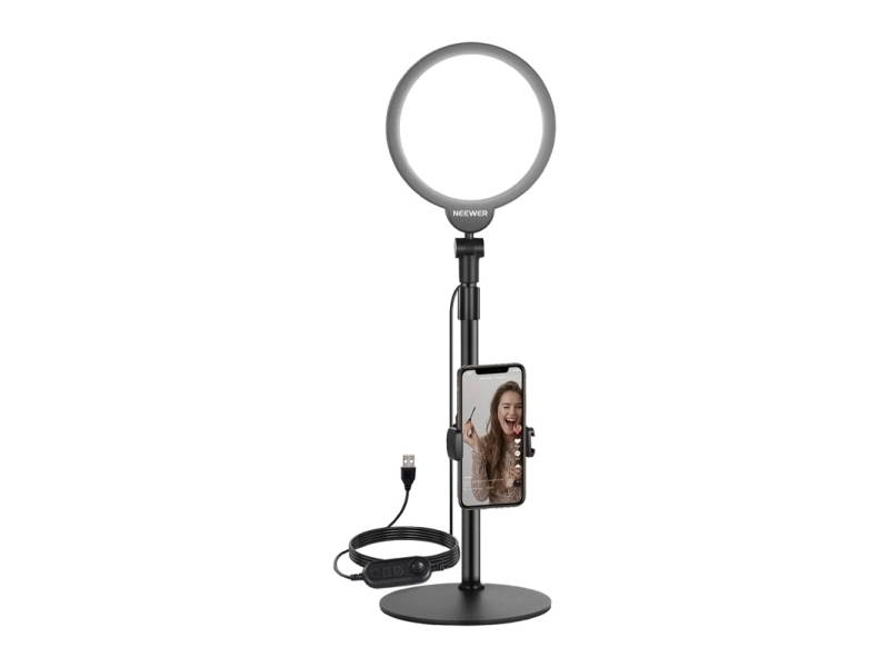 Neewer R06 18 cm apvalus LED telefono asmenukių rinkinys