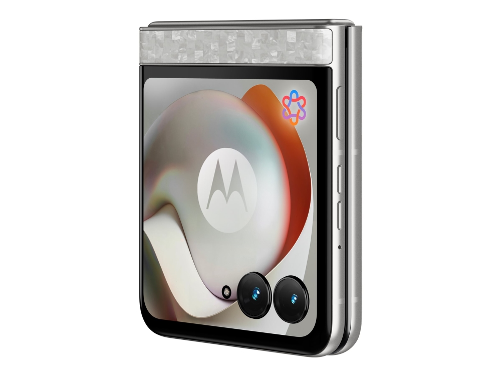 Motorola RAZR 70 - 5G pekskärmsmobil - dual-SIM - RAM 8 GB / Internminne 256 GB - OLED display - 6.9 - 2640 x 1080 pixlar (120 Hz) - 2 bakre kameror 50 MP, 50 MP - front camera 32 MP - pantone ljusvit | Tele & GPS - Mobiltelefoner - Alla Mobiltelefoner | GameStuff
