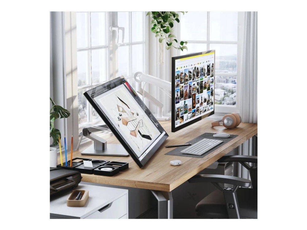 Alogic Clarity Fold Touch, 68,6 Cm (27"), 3840 X 2160 Pixel, 4K Ultra Hd, Sort, Sølv