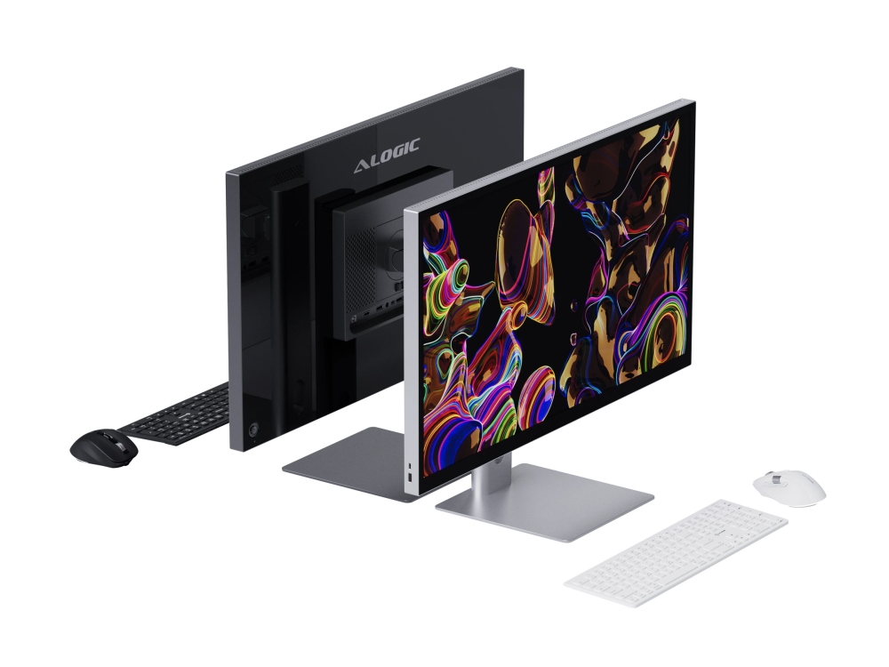 Alogic Aspekt - Lcd-Skærm - 32" - 3840 X 2160 4K @ 60 Hz - Ips - 400 Cd/M² - 1000:1 - 14 Ms - Hdmi, Displayport - Højtalere - Space Grey