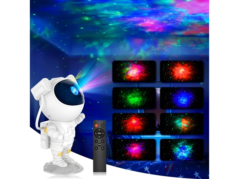 Extralink Starry Sky Projector Galaxy Projector Nattlampa, projektor för barn, astronautformad | N - A | GameStuff