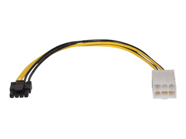 Sonnet - Strømforsyningsadapter - 6 pin PCIe-strøm (hun) til 4-PIN intern strøm (han)