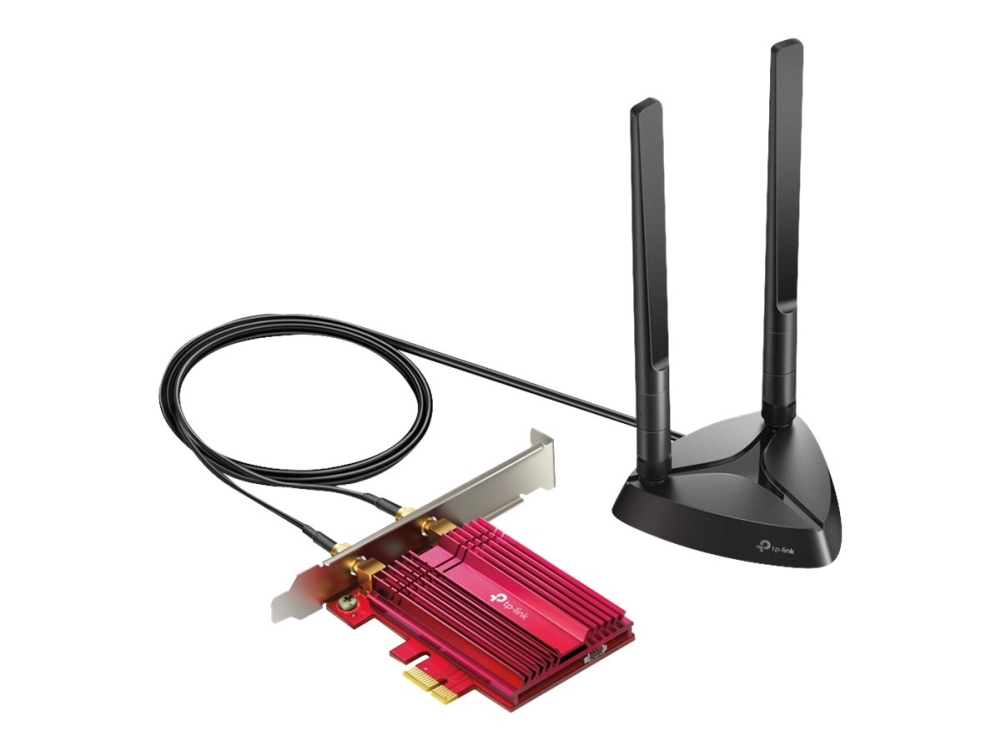 Tp-Link Archer Tx3000e, Eingebaut, Kabellos, Pci Express, Wlan / Bluetooth, 2402 Mbit/S, Schwarz, Rot