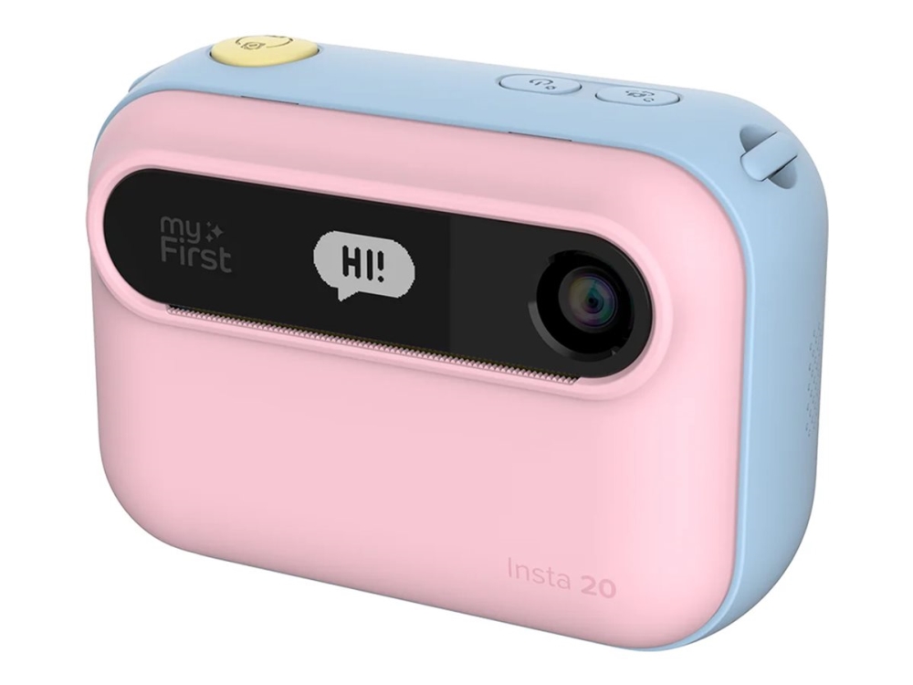 myFirst Camera Insta 20 - instantkamera til børn med printer, 3" Full HD IPS-skærm og dobbelt 16 MP objektiv (cotton candy mix)