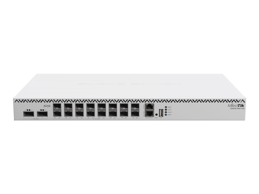 Mikrotik Crs518-16Xs-2Xq-Rm, Managed, Fast Ethernet (10/100), Rack-Einbau