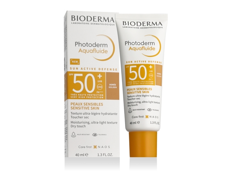 Bioderma Photoderm Aquafluide Spf 50 Tinted Sunscreen 40 Ml Golden