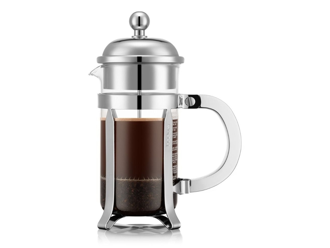 Bodum stempelkande fransk presse Chambord 0,3 L Chrome