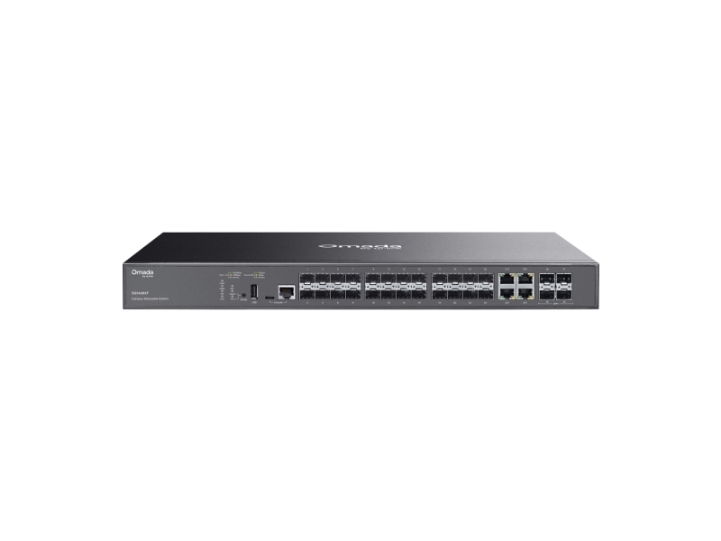 Tp-Link Sg5428xf, Administreret, L3, Stativ-Montering