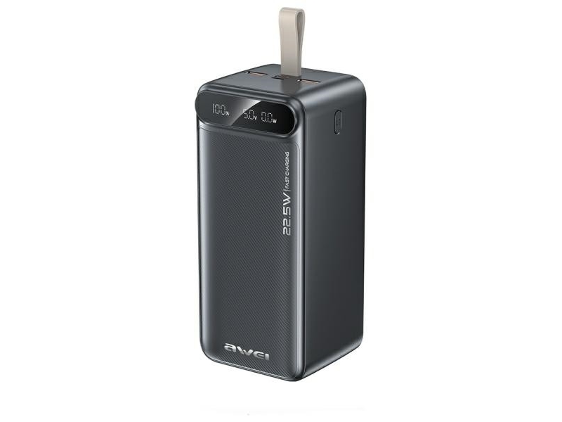 Awei Powerbank Pa-13 50000Mah 22,5W Sort/Schwarz