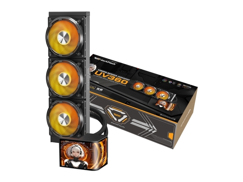 Darkflash Uv360 Cpu Cooler (Juodas)