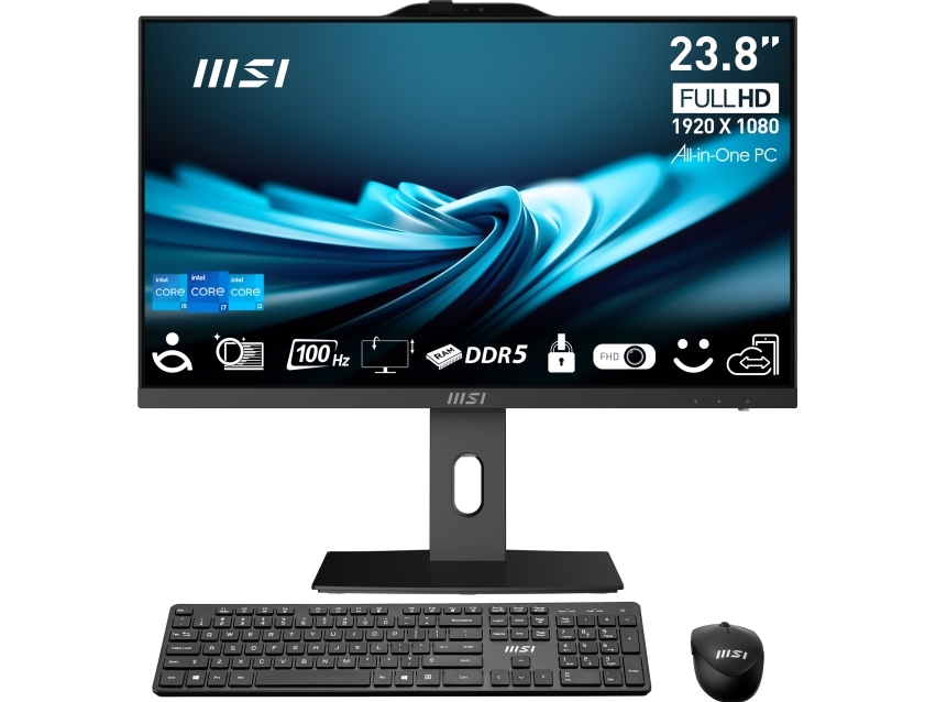 Msi Pro Ap242p 14M - Alt-I-Én Core I5 I5-14400 / Op Til 4.7 Ghz - Ram 16 Gb - Ssd 512 Gb - Skærm: Led 23.8" 1920 X 1080 (Full Hd)
