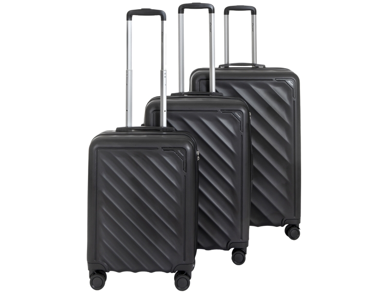 Resekoffer-Set 3-Teilig Ystad Schwarz
