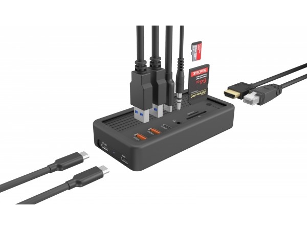 Icy Box Ib-Dk4072m-Cu31 - Dockingstation - Usb-C