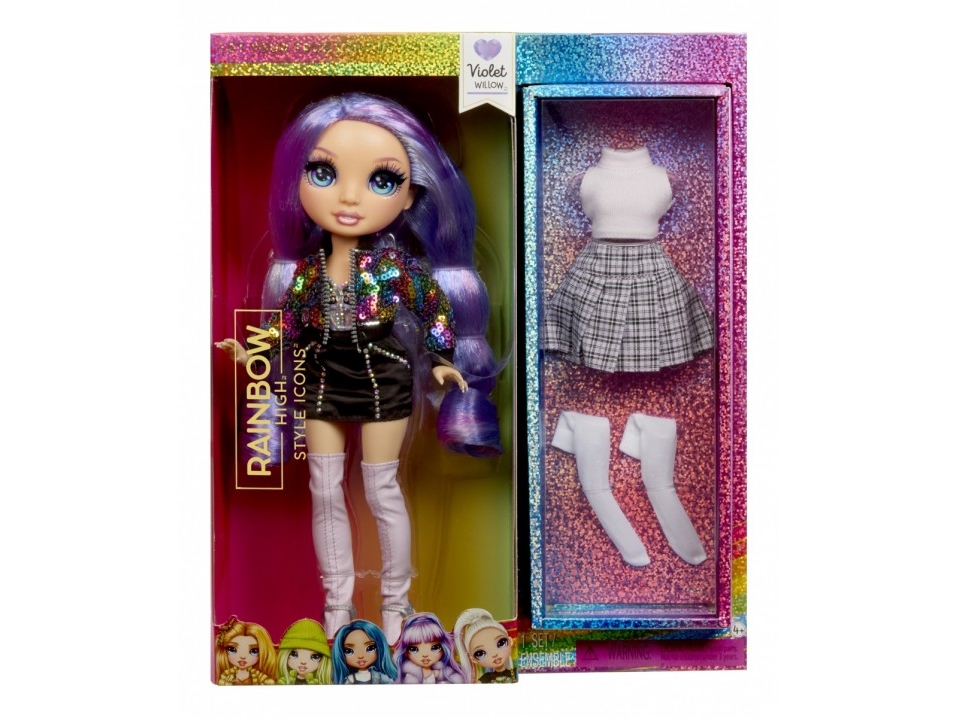 Rainbow High - Violet Puppe
