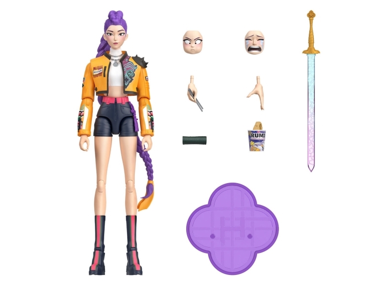 K-pop Demon Hunters - Rumi Action Core Dukke - 15 Cm - Mattel