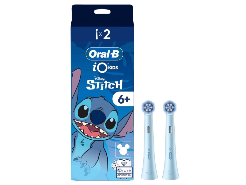 Oral-B Io Kids Stitch Ersatz-Bürstenköpfe, 2Er-Pack