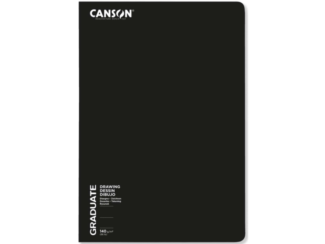 Canson Graduate Agrafe, Kunstpapir, 140 g/m², 20 ark