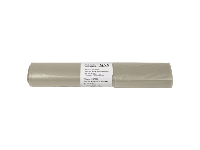 Sopsäckar i plast, klara 700x1100mm, Lyx, 10 st/rulle - (10 rullar x 10 st per kartong) | Rengöring - Avfallshantering - Soppåsar | GameStuff