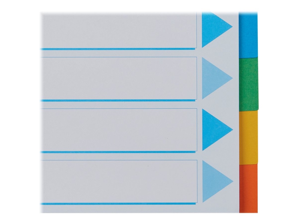 Esselte - Avdelare - 10 delar - för A4 (210 x 297 mm) - tabbad | Arkivering - Tabblad - PP-Tabblad & Register | GameStuff
