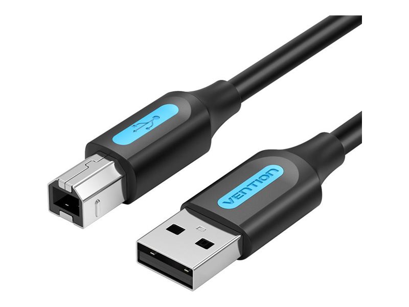 Vention Usb-Kabel Usb-A Auf Usb-B 2 M Schwarz (Coqbh)