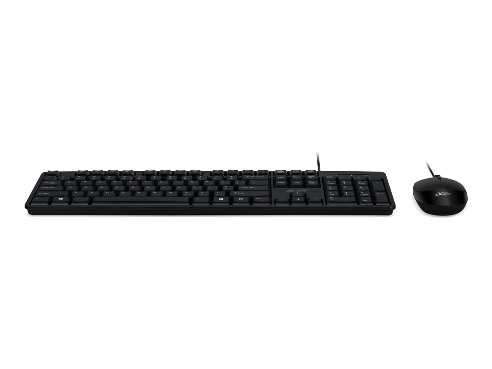 Acer Combo-Tastatur + Maus 100 Akw900 + Amw920 Kabelgebunden (Us International) Schwarz