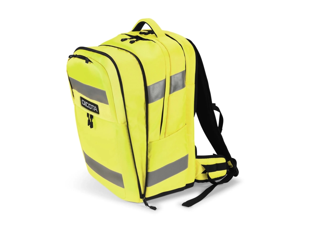 Dicota Rygsæk Hi-Vis 32-38 Liter Gul