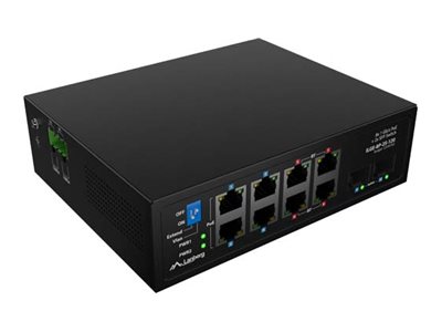 Lanberg Light Industrial Poe Switch 4Xbt 4Xat 2Xsfp Din Unmanaged Gigabit Ethernet