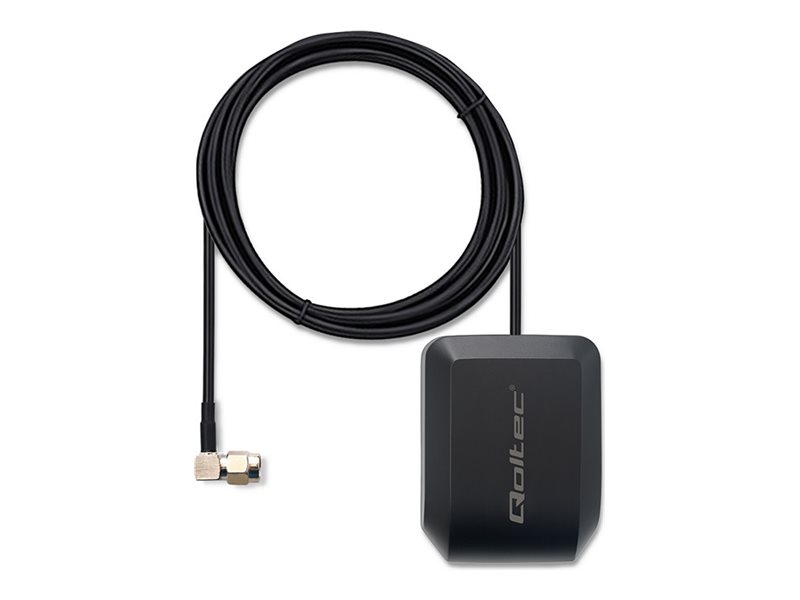 Qoltec Gps Mobilantenne Glonass Mit Magnetfuß | Allseitig | 28 Dbi | 50 W | Sma Ra