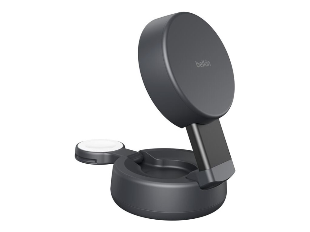 Belkin Ultracharge 25 Watt Qi2 Verstel Gnetische 2-In-1-Ladestation Dun (Wiz043kqch)