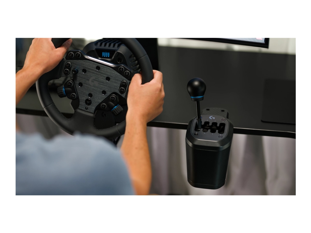 Logitech G RS H-SHIFTER - Håndtag til gearskift - kablet - sort - for Microsoft Xbox, Sony PlayStation, PC