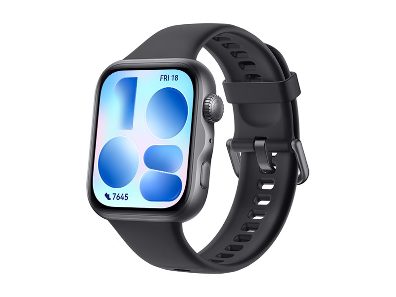 Huawei Watch Fit 5 – Aluminiumlegierung – Smartwatch Mit Armband – Fluoroelastomer – Schwarz – Handgelenkumfang: 130–210 Mm – Display 1,82" – Nfc, Bl