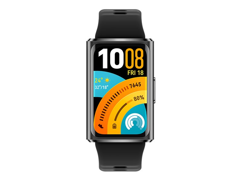 Huawei Band 11 Pro - Aluminiumslegering - aktivitetssporer med stropp - fluorelastomer - svart - håndleddstørrelse: 130-210 mm - display 1.62 - Bluetooth 6.0 BLE/BR - 18 g - svart