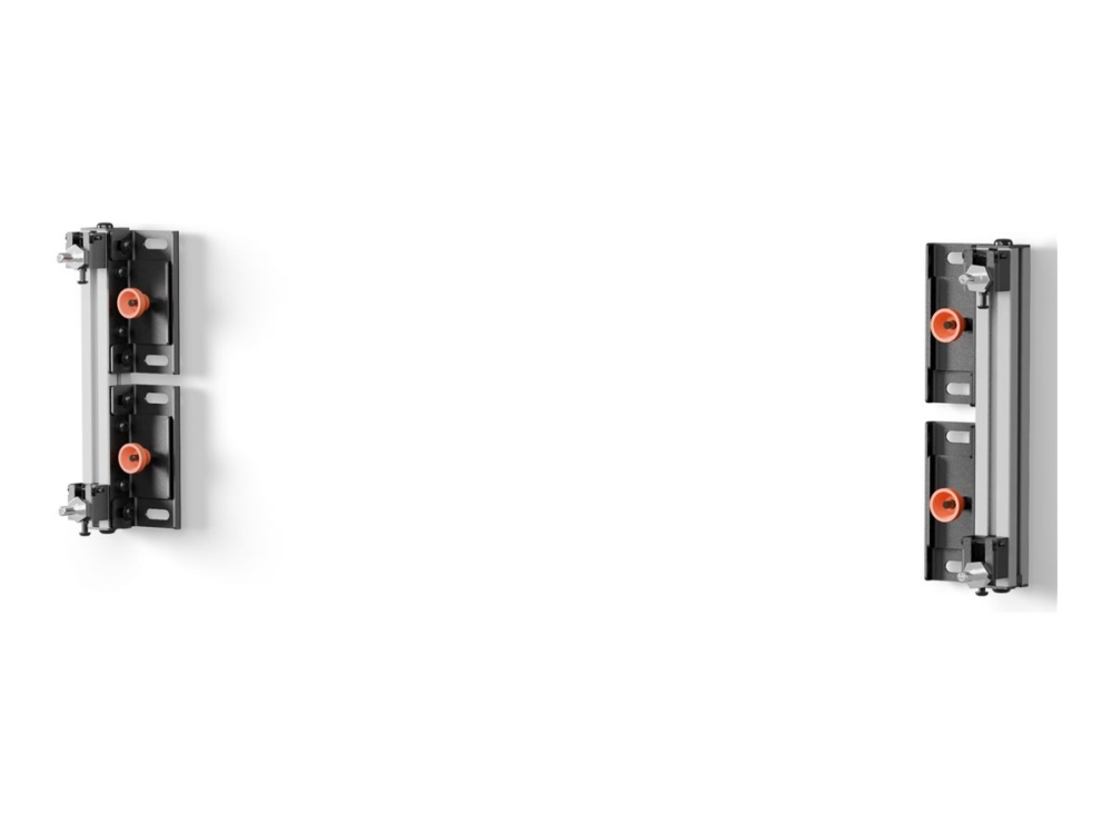 Edbak Uls1250 - Monteringssæt (Universal System) - For Led Cabinet - 250 Mm - Sort - Kabinetenhedsmonterbar