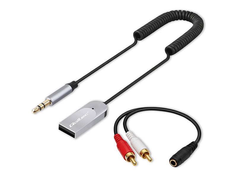 Qoltec - Förlängningskabel för ljud - mottagare - Bluetooth 6.0 | Bilvård & Biltillbehör - HiFi för bilar - Bilstereo | GameStuff