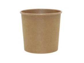 Suppenbecher Rund Soup-To-Go 750 Ml Pe-Beschichtet Braun 10 St. X 50 St./Karton