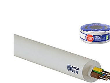 NKT/BD NOIKLX 90 Dca 3G2,5 installationskabel ljusgrå RG 100 m | EL Artiklar - Kablar och ledningar - installationskablar | GameStuff